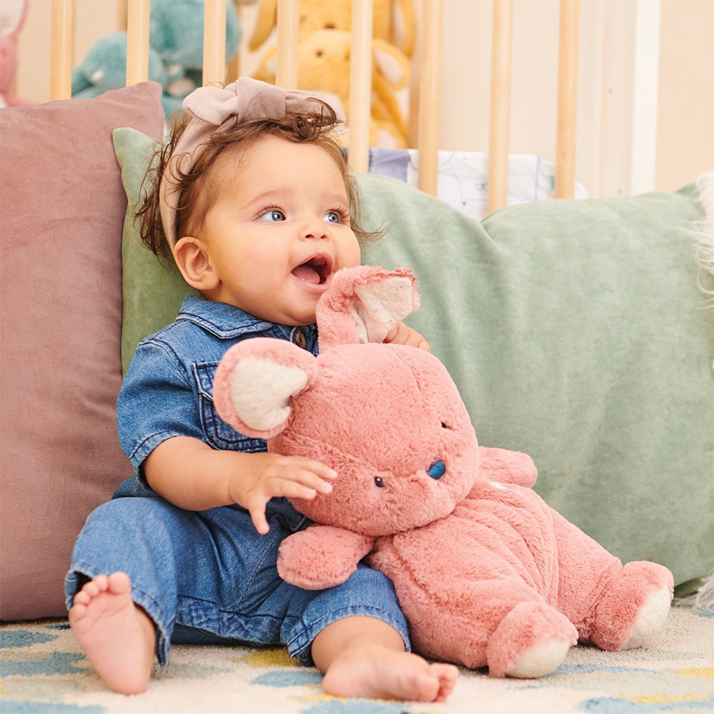 BABY - 12.5" OH SO SNUGGLY BUNNY (4) BL
